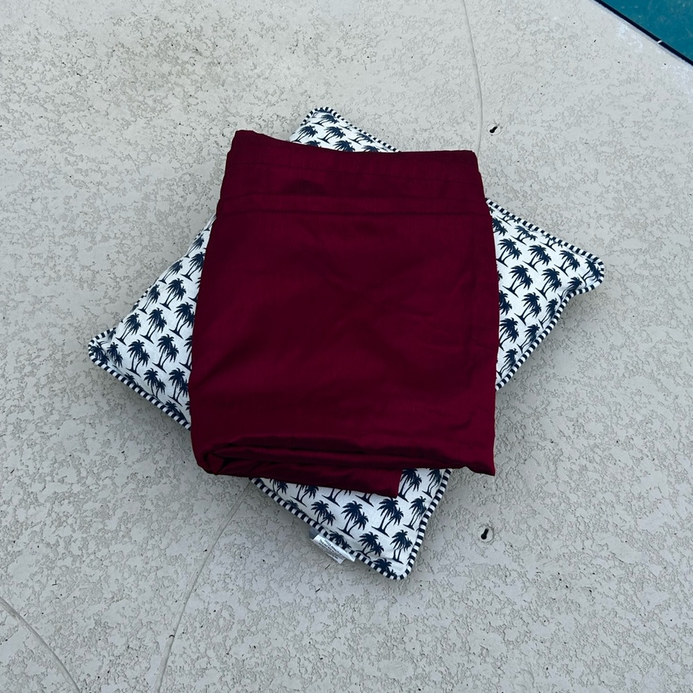 8 pannel ruby red curtain set 8 piece 84 inches